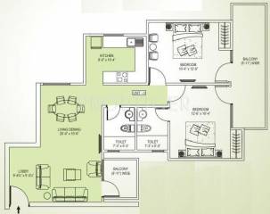 V Square Springdale (2BHK+2T (1,240 sq ft) 1240 sq ft) V Square Springdale (2BHK+2T (1,240 sq ft) 1240 sq ft)