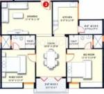 Saroj Indira Residency (2BHK+2T (1,230 sq ft) 1230 sq ft) Saroj Indira Residency (2BHK+2T (1,230 sq ft) 1230 sq ft)