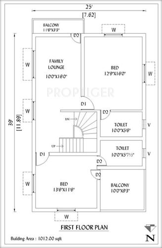 Shrishti Meadow Ville (3BHK+3T (1,953 sq ft) 1953 sq ft)