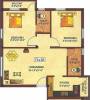 Anjaneyaa Deluxe Apartments (2BHK+2T (854 sq ft) 854 sq ft)