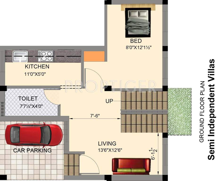 Annai Ananyaa Gardens Phase 2 Villas (4BHK+3T (1,430 sq ft) 1430 sq ft)