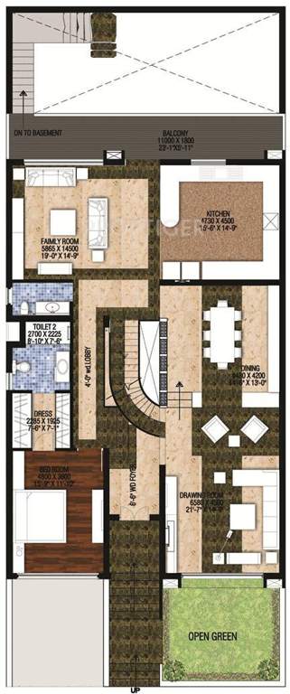 Raheja Atlantis Villas (4BHK+5T (7,164 sq ft)   Servant Room 7164 sq ft)