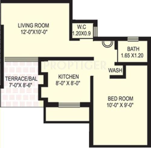 Sparklewaay Sai Nagari (1BHK+1T (620 sq ft) 620 sq ft) Sparklewaay Sai Nagari (1BHK+1T (620 sq ft) 620 sq ft)