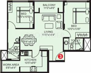 Plama Citius (2BHK+2T (900 sq ft) 900 sq ft) Plama Citius (2BHK+2T (900 sq ft) 900 sq ft)