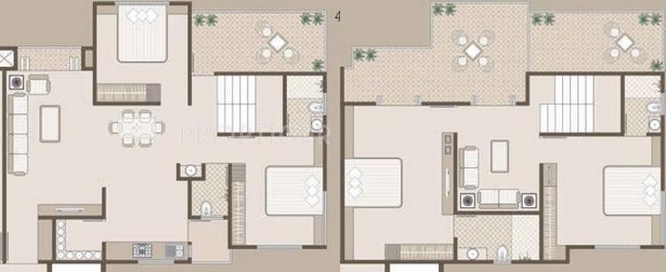 TCH The Terraces (4BHK+4T (2,650 sq ft) 2650 sq ft)