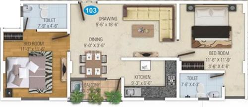 Kotecha Royal Avenue (2BHK+2T (963 sq ft) 963 sq ft) Kotecha Royal Avenue (2BHK+2T (963 sq ft) 963 sq ft)