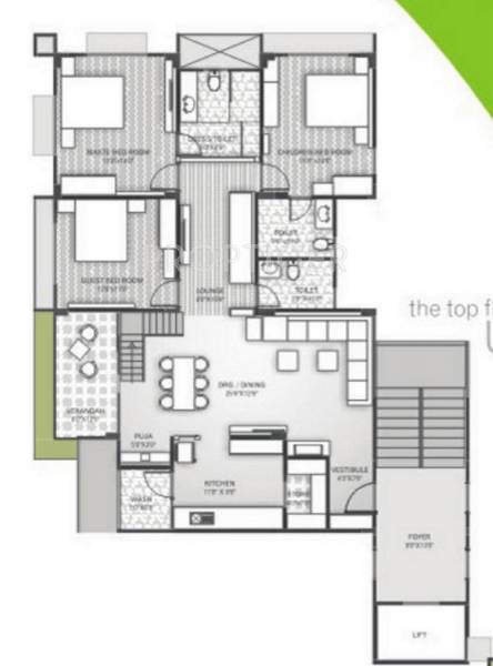 Shanti Shanti Botonica (3BHK+2T (2,250 sq ft) 2250 sq ft)