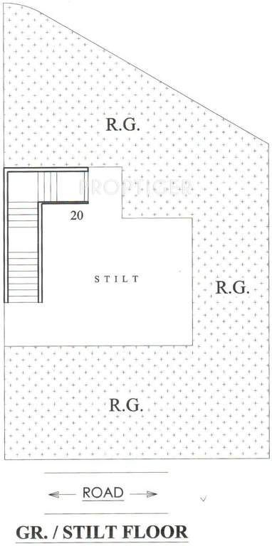 Umiya Uma Paradise Complex (2BHK+3T (1,980 sq ft) 1980 sq ft)
