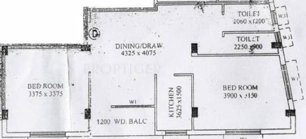 Ipcon Skylark Valley (2BHK+2T (985 sq ft) 985 sq ft)