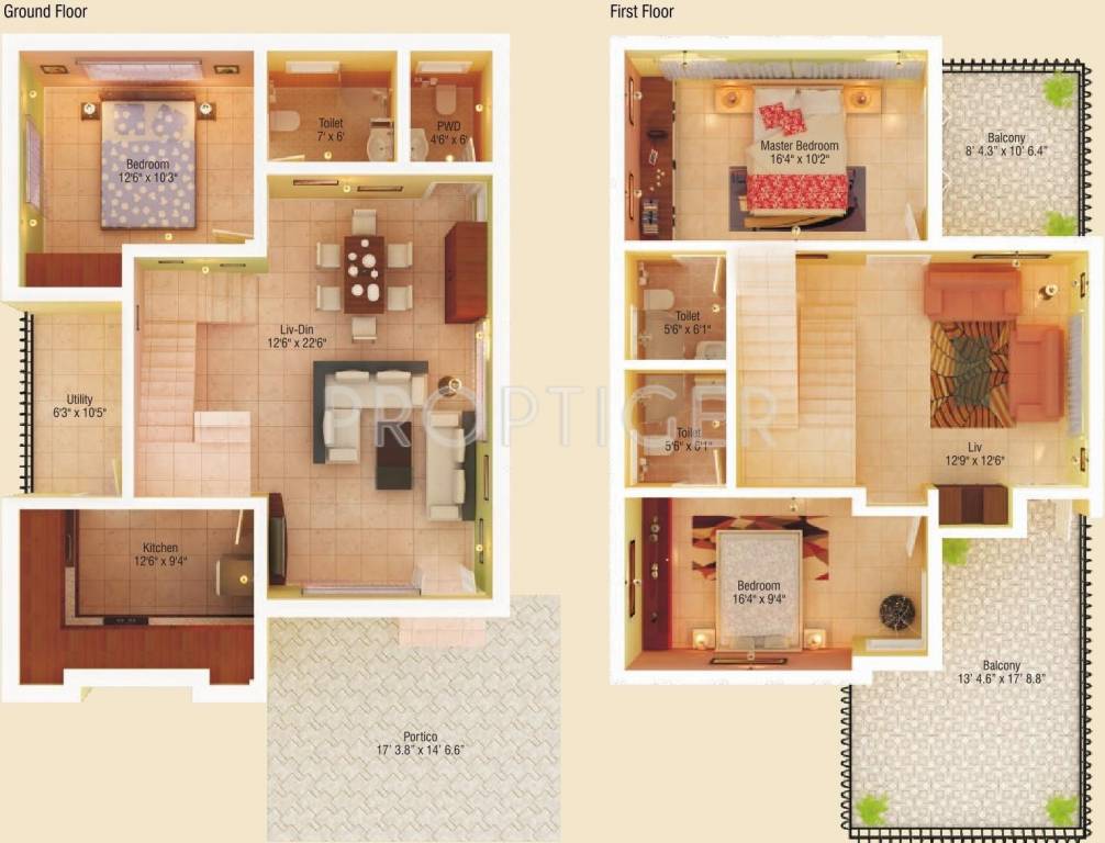 Prajay Gulmohar Villas (3BHK+4T (1,995 sq ft) 1995 sq ft) Prajay Gulmohar Villas (3BHK+4T (1,995 sq ft) 1995 sq ft)