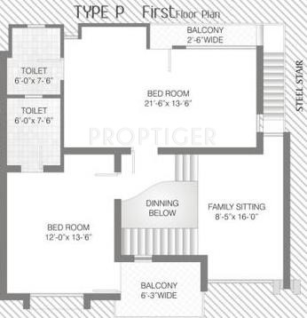 Pushpak Residency (3BHK+3T (2,000 sq ft) 2000 sq ft)
