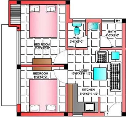 Sai Jayanti NCR (2BHK+1T (553 sq ft) 553 sq ft)