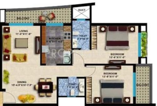 Vinod Siddharth Avenue (2BHK+2T (1,500 sq ft) 1500 sq ft) Vinod Siddharth Avenue (2BHK+2T (1,500 sq ft) 1500 sq ft)