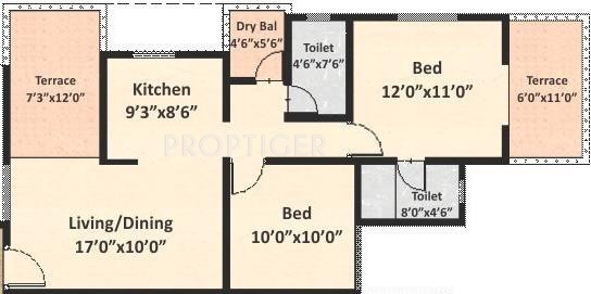 Avani Tatva (2BHK+2T (1,018 sq ft) 1018 sq ft) Avani Tatva (2BHK+2T (1,018 sq ft) 1018 sq ft)