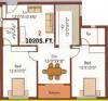 Rajparis Padmam (2BHK+2T (1,020 sq ft) 1020 sq ft)