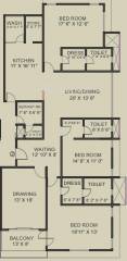 Environ Ariana (3BHK+3T (3,350 sq ft) + Servant Room 3350 sq ft) Environ Ariana (3BHK+3T (3,350 sq ft) + Servant Room 3350 sq ft)