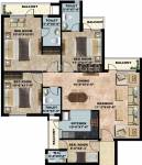 Omaxe Residency II (3BHK+3T (1,775 sq ft) + Servant Room 1775 sq ft) Omaxe Residency II (3BHK+3T (1,775 sq ft) + Servant Room 1775 sq ft)