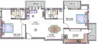 High Gate (2BHK+2T (1,151 sq ft) 1151 sq ft)  High Gate (2BHK+2T (1,151 sq ft) 1151 sq ft)