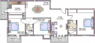 High Gate (3BHK+2T (1,346 sq ft) 1346 sq ft)  High Gate (3BHK+2T (1,346 sq ft) 1346 sq ft)