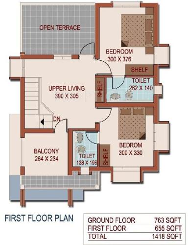 Raj Nakshatra Gardens (3BHK+3T (1,418 sq ft) 1418 sq ft) Raj Nakshatra Gardens (3BHK+3T (1,418 sq ft) 1418 sq ft)