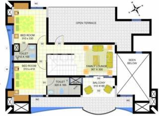 Heera Blue Bells (4BHK+5T (2,535 sq ft) 2535 sq ft)