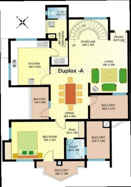 Heera Crescent (4BHK+4T (3,100 sq ft) 3100 sq ft)