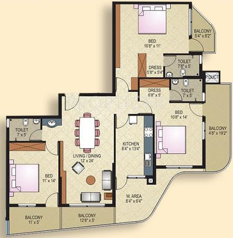 Shalimar Liverpool (3BHK+3T (1,962 sq ft) 1962 sq ft) Shalimar Liverpool (3BHK+3T (1,962 sq ft) 1962 sq ft)