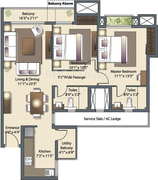 820 Sq Ft 2 Bhk 2t Apartment For Sale In Luxora Infrastructure Vista 