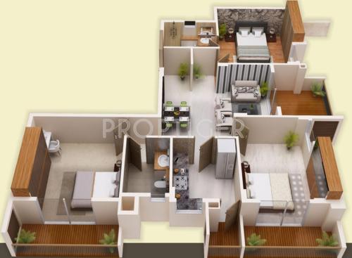 UBR Rantara Residences (3BHK+2T (1,250 sq ft) 1250 sq ft) UBR Rantara Residences (3BHK+2T (1,250 sq ft) 1250 sq ft)