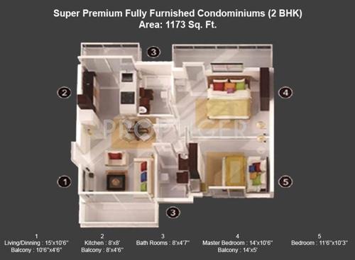 ACE The Paradise (2BHK+1T (1,173 sq ft) 1173 sq ft) ACE The Paradise (2BHK+1T (1,173 sq ft) 1173 sq ft)