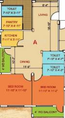 JMC Manika (2BHK+3T (1,150 sq ft) 1150 sq ft) JMC Manika (2BHK+3T (1,150 sq ft) 1150 sq ft)