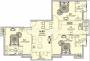 Floor Plan (3BHK+3T) Capital Foundation Terra Nova Floor Plan (3BHK+3T)