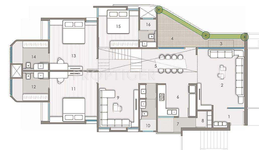 Pawan Vicenza Highbreeze (5BHK+6T (4,210 sq ft) + Servant Room 4210 sq ft)