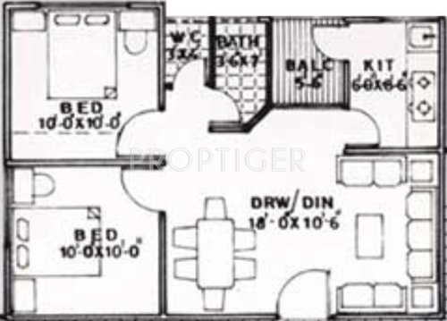 Moghal Moghal Muskaan (2BHK+2T (645 sq ft) 645 sq ft)