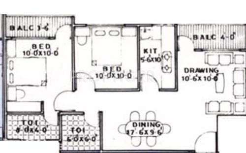 Moghal Moghal Muskaan (2BHK+2T (790 sq ft) 790 sq ft)