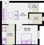 Vijay Infiniti (1BHK+1T (458 sq ft) 458 sq ft) Vijay Infiniti (1BHK+1T (458 sq ft) 458 sq ft)