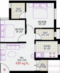 Vijay Infiniti (2BHK+2T (620 sq ft) 620 sq ft) Vijay Infiniti (2BHK+2T (620 sq ft) 620 sq ft)