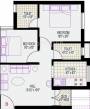Vijay Infiniti (2BHK+2T (660 sq ft) 660 sq ft) Vijay Infiniti (2BHK+2T (660 sq ft) 660 sq ft)