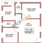 Antony Der Haus (2BHK+2T (884 sq ft) 884 sq ft) Antony Der Haus (2BHK+2T (884 sq ft) 884 sq ft)