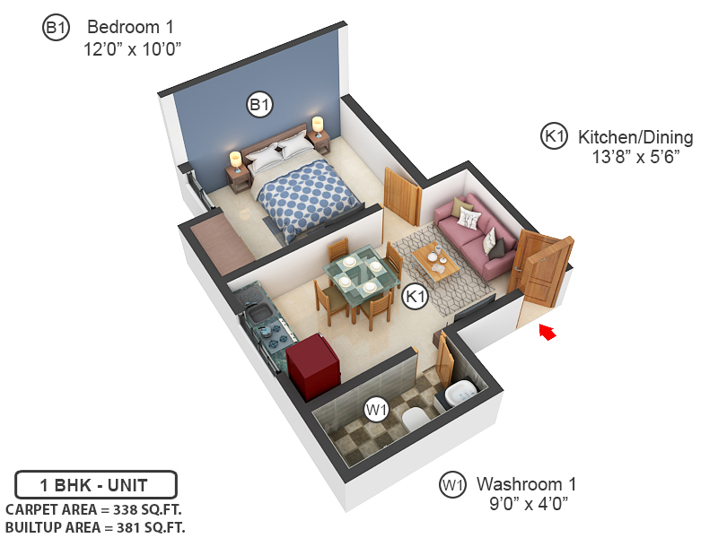 3DFloorPlan of Westroad Heights