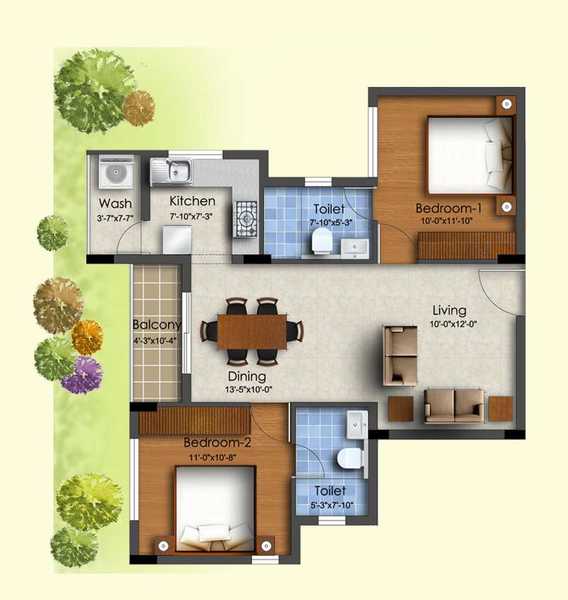 3DFloorPlan of Ocean Grand