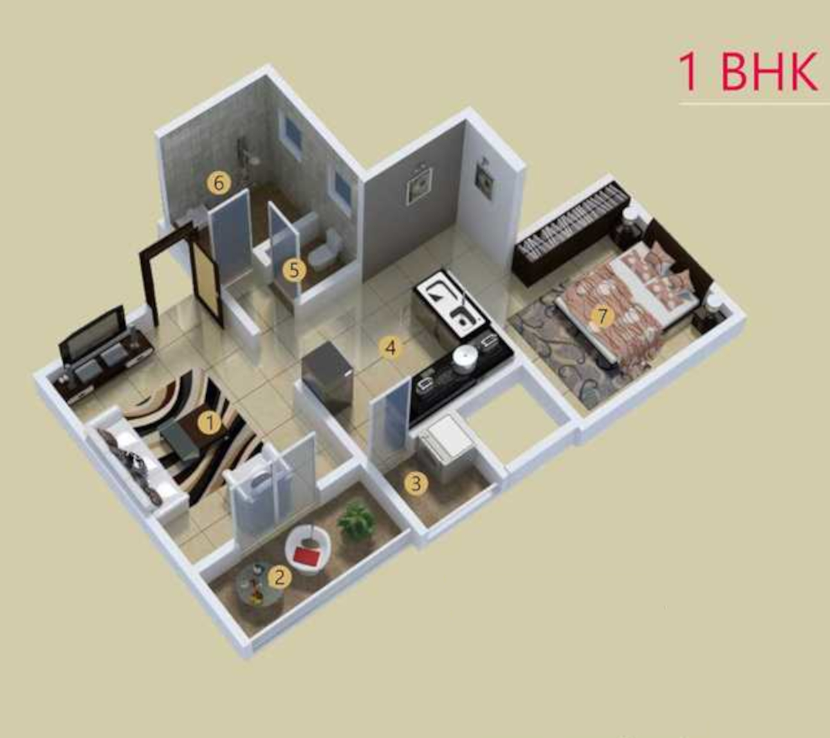 3DFloorPlan of Rosalia