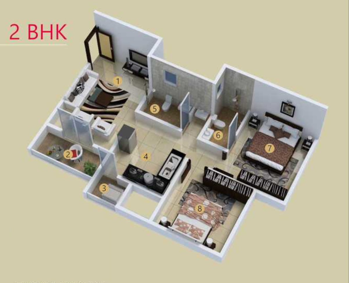 3DFloorPlan of Rosalia