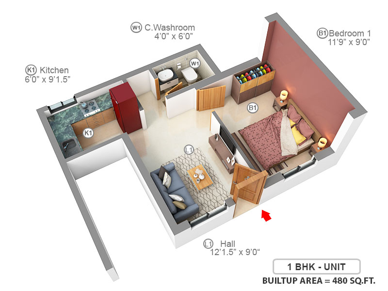 3DFloorPlan of MP Tilda