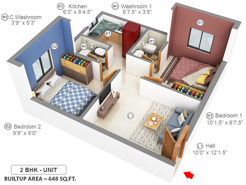 3DFloorPlan of MP Tilda