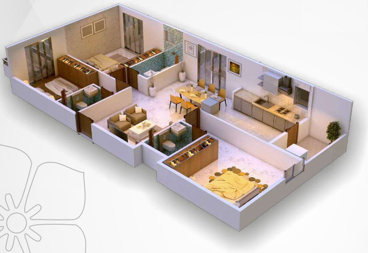 3DFloorPlan of Al Zassz Bliss