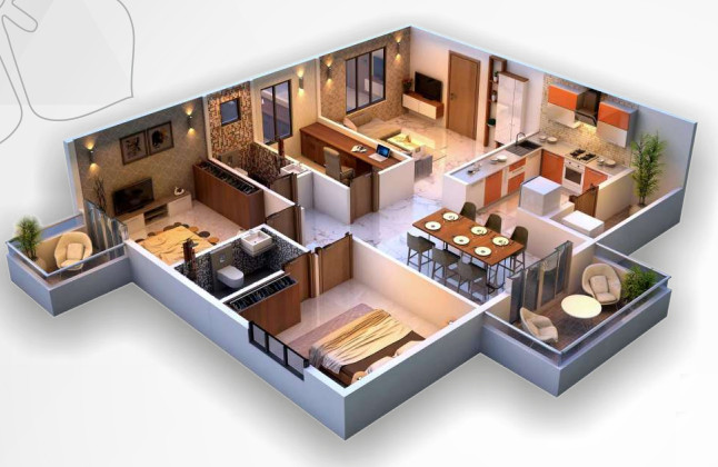 3DFloorPlan of Al Zassz Bliss