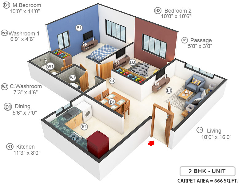 3DFloorPlan of Crescent Horizon