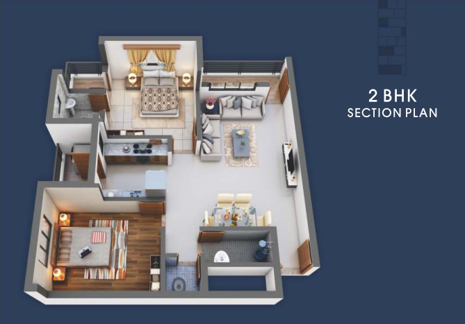3DFloorPlan of Shreeji Avenue