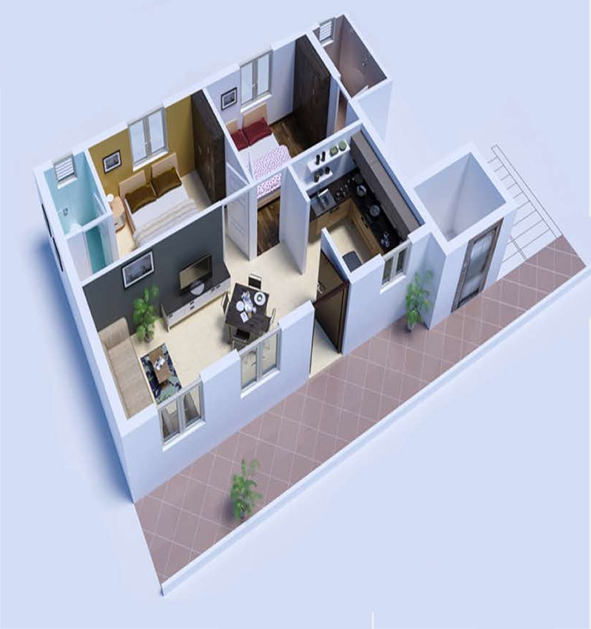 3DFloorPlan of SNR Elegance Residences